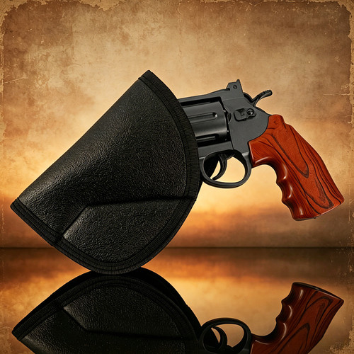 Fondina antiscivolo revolver